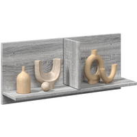 vidaXL Wall Cabinet 70x16.5x30 cm Grey Sonoma Engineered Wood