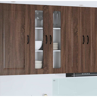 vidaXL Kitchen Cabinet with Storage Kalmar Brown Oak 60 x 31 x 100 cm