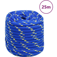 vidaXL Boat Rope Blue 16 mm 25 m Polypropylene