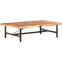 vidaXL Coffee Table 142x90x42 cm Solid Acacia Wood