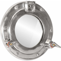 vidaXL Porthole Mirror Wall Hanging Ø23 cm Aluminium and Glass