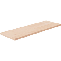 vidaXL Shelf Board 60x20x1.5 cm Untreated Solid Wood Oak