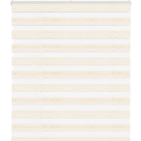 vidaXL Zebra Blind Marble Beige 130x150 cm Fabric Width 125.9 cm Polyester