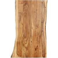 vidaXL Table Top Solid Acacia Wood 100x(50-60)x2.5 cm