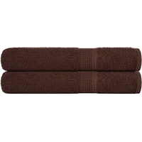 vidaXL Sauna Towels "FROGN" 2 pcs Brown 80x200 cm 360 gsm