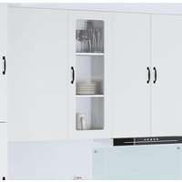 vidaXL Kitchen Cabinet High Gloss White 40 x 31 x 100 cm