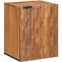 vidaXL Bathroom Hanging Cabinet Brown 38 x 33 x 48 cm Solid Mango Wood