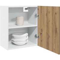 vidaXL Hanging Cabinet Lyons 2 pcs Artisan Oak 50x31x60 cm Engineered Wood