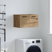 vidaXL Wall-Mounted Cabinet Wall-mounted Artisan Oak 60 x 36.5 x 35 cm