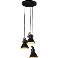 vidaXL Hanging Lamp 25 W Black 30x30x100 cm E27