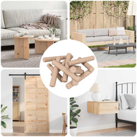 vidaXL Wooden Dowels 24000 pcs Brown Solid wood