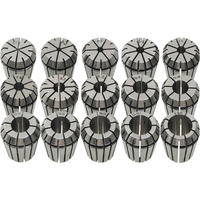 vidaXL ER25 Collets 15 pcs Turning Tool Set