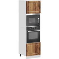 vidaXL Oven Cabinets 2 pcs Lucca Old Wood Engineered Wood