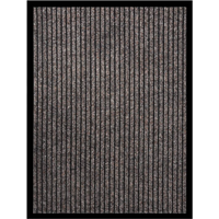 vidaXL Doormat Striped Beige 60x80 cm