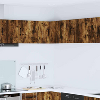 vidaXL Kitchen Cabinet with Storage Kalmar Smoked Oak 57 x 57 x 40 cm