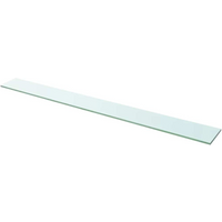 vidaXL Shelf Panel Glass Clear 110x12 cm
