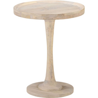 vidaXL Side Table Ø60x75 cm Solid Mango Wood