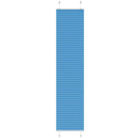 vidaXL Pleated Blind Blue 45x200 cm Fabric Width 44.4 cm Polyester