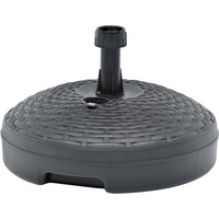 vidaXL Umbrella Base Sand/Water Filled 20 L Anthracite Plastic Rattan