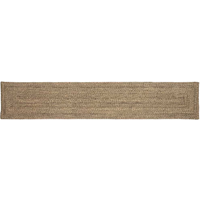 vidaXL Area Rugs Rectangular Natural and Black 60 x 400 cm Jute