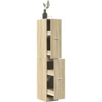 vidaXL Apothecary Cabinet Sonoma Oak 30x41x174.5 cm Engineered Wood