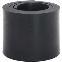 vidaXL Rubber Edge for Snow Plow Black 150x15x1 cm