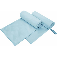 vidaXL Sports Towels 2 pcs Blue 200 x 100 cm Polyester and polyamide