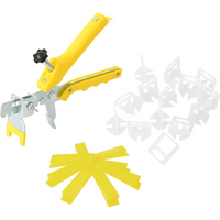vidaXL Tile Levelling System 500 Wedges 2500 Clips 1.5 mm