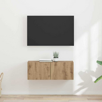 vidaXL TV Wall Cabinet 2 pcs Artisian Oak 39 x 31 x 29.5 cm