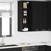 Hanging Cabinet Oak 40 x 29.5 x Engineered Wood