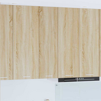 vidaXL Hanging Cabinet Sonoma Oak 30 x 31 x 100 cm Engineered Wood