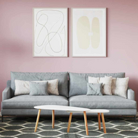 vidaXL Wall Paint Pink 2.5 L Wall Print