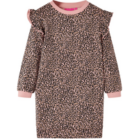 Kids' Sweatshirt Dress Medium Pink 116