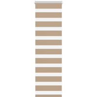 vidaXL Zebra Blind Sand Brown 45x100 cm Fabric Width 40.9 cm Polyester