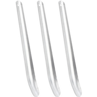 vidaXL Horse Sweat Scrapers 3 pcs Silver Aluminium
