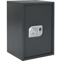 vidaXL Digital Safe with Lock Dark grey 35 x 31 x 50 cm Steel