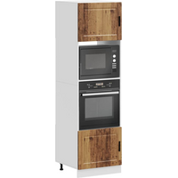 vidaXL Oven Cabinets 2 pcs Porto Old Wood Engineered Wood