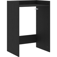 vidaXL Wash Machine Cabinet with Storage Black Oak 67.5 x 48 x 97 cm