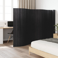 vidaXL Room Divider Grey Width 800 cm Height 165 cm Bamboo