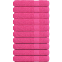 vidaXL Towels "FROGN" 10 pcs Pink 100x200 cm 360 gsm