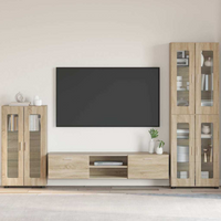 vidaXL Sideboard FLORIN Sonoma Oak 55.5 x 29 x 103 cm Engineered Wood