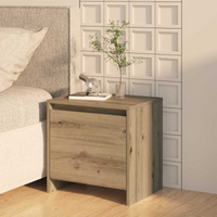 vidaXL Bedside Cabinet Artisian Oak 45 x 34 x 44.5 cm Engineered Wood