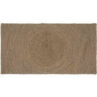 vidaXL Area Rugs Rectangular Grey 80 x 150 cm Jute
