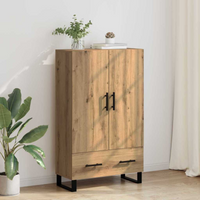 vidaXL Highboard Artisan Oak 69.5 x 30 x 115 cm Engineered Wood