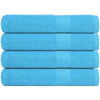 vidaXL Towels "FROGN" 4 pcs Turquoise 100x200 cm 360 gsm