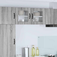 vidaXL Kitchen Cabinet 2 pcs Grey Sonoma 40 x 31 x 40 cm