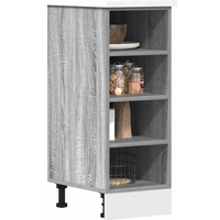 vidaXL Bottom Cabinet Riga Grey Sonoma 30x44.5x81.5 cm Engineered Wood
