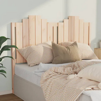 vidaXL Bed Headboard 141x4x110 cm Solid Wood Pine