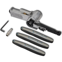Airpress Pneumatic Belt Sander with 3 Pcs Belts