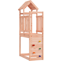 vidaXL Play Tower Brown 53 x 110.5 x 214 cm Solid Douglas Wood